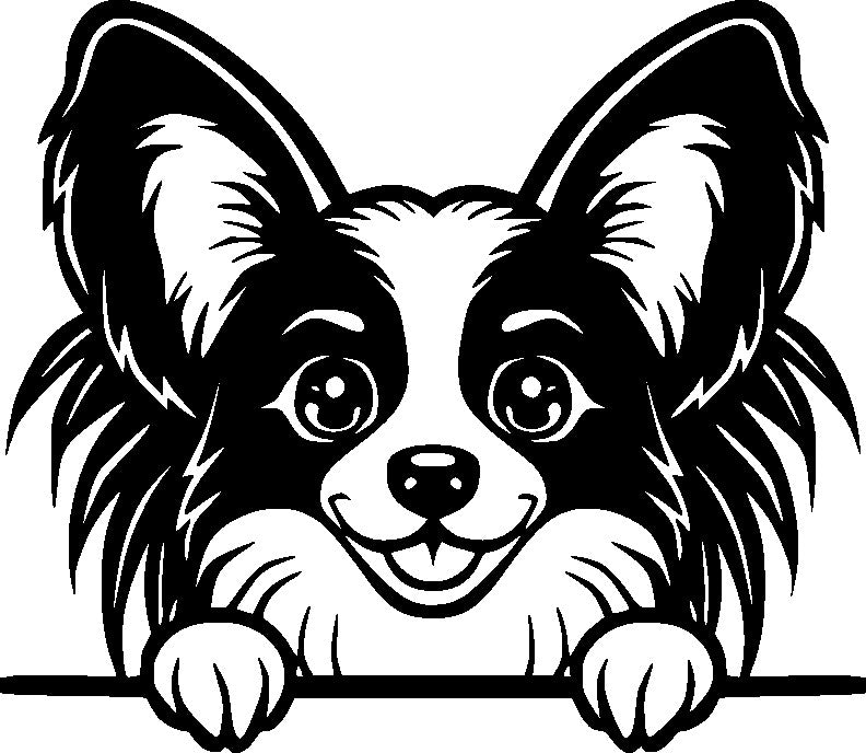 Hund - Wanddekor - Metall pulverbeschichtet