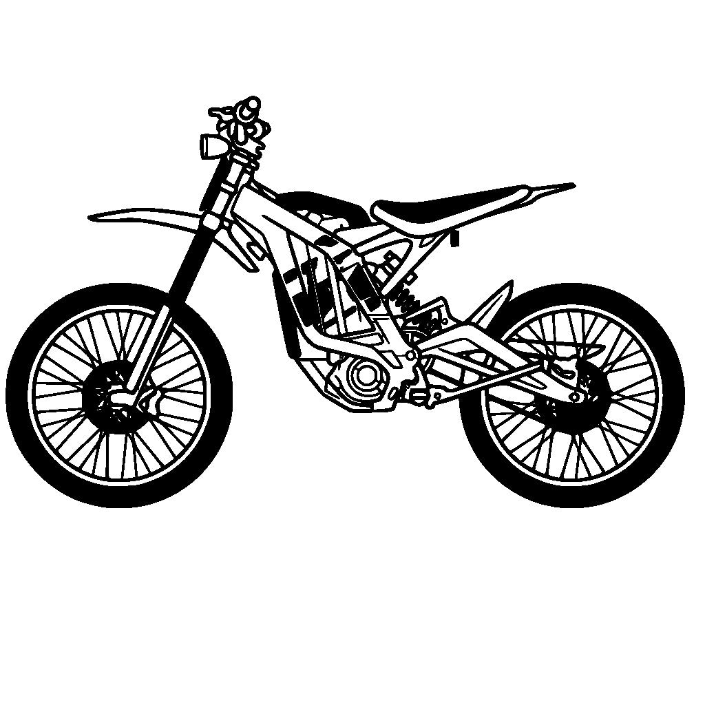 Light Bee - Metallsilhouette - Motorrad Wanddeko für Garage & Wohnzimmer - pulverbeschichtet