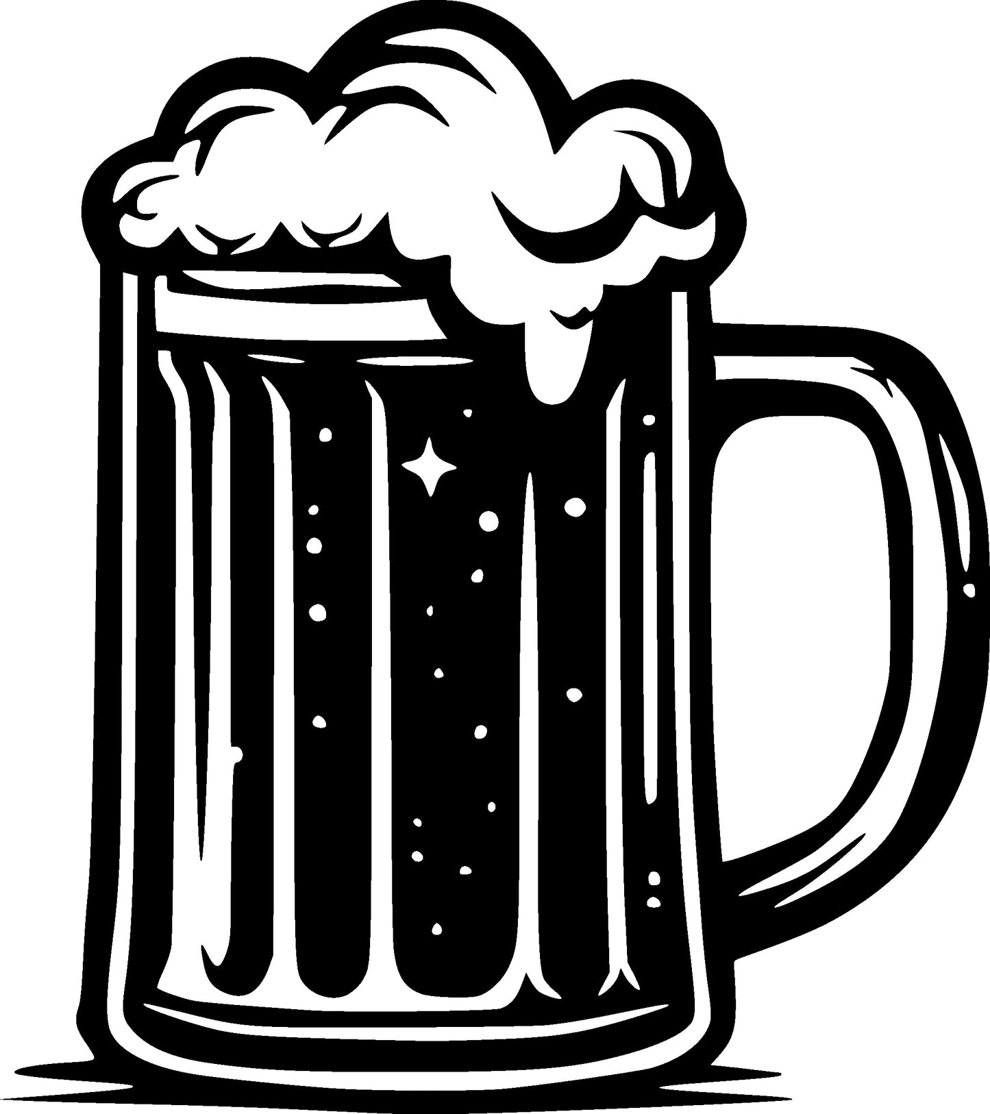 Bier 1 - Wanddekor - Metall pulverbeschichtet