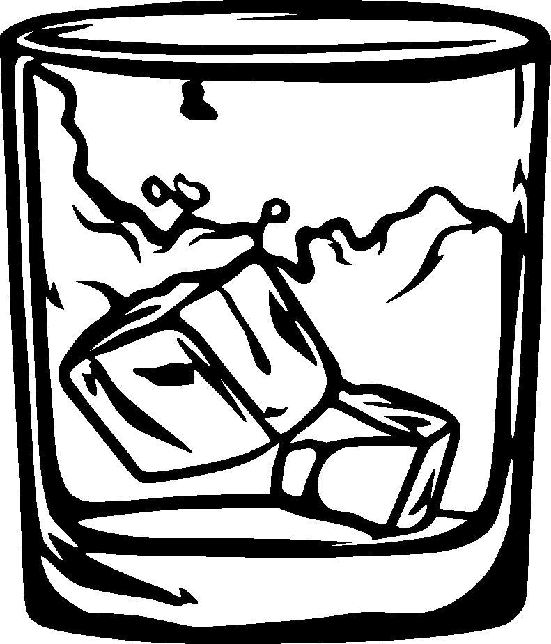Whiskey 2 - Wanddekor - Metall pulverbeschichtet