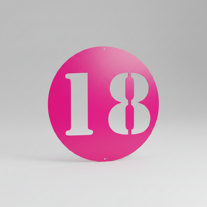 Schild zum Geburtstag oder Jubiläum