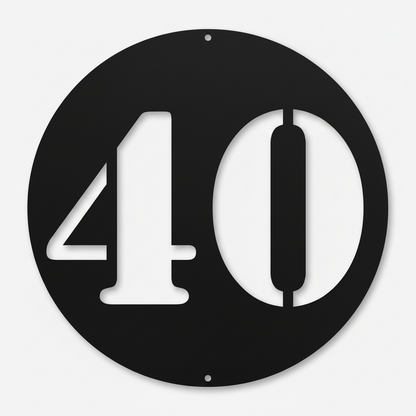 Schild zum Geburtstag oder Jubiläum