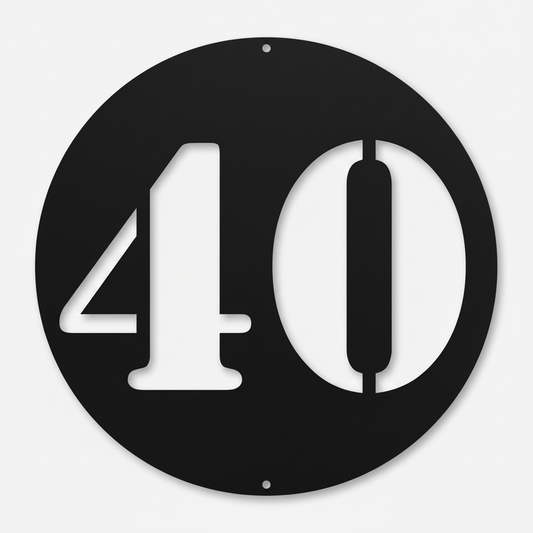 Schild zum Geburtstag oder Jubiläum
