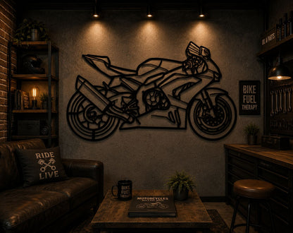 CBR 1000RR - Metallsilhouette - Motorrad Wanddeko für Garage & Wohnzimmer - pulverbeschichtet