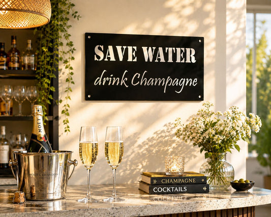Schild "Save Water"