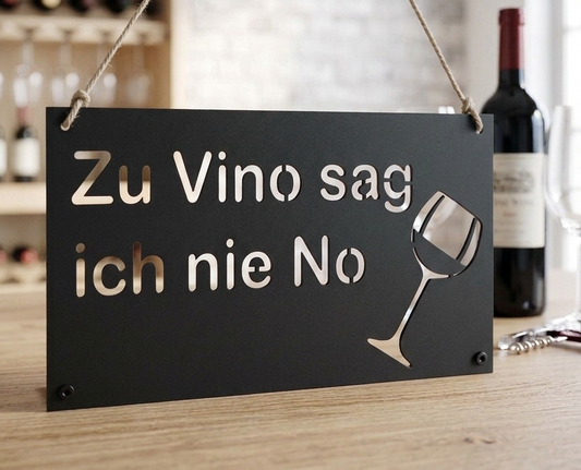 Schild "Vino"